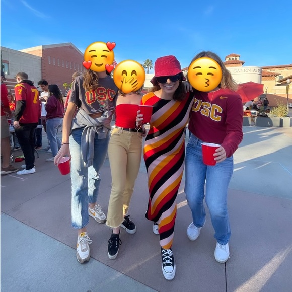 La Double J Knit Swing Maxi Dress - Size S - Picture 3 of 3